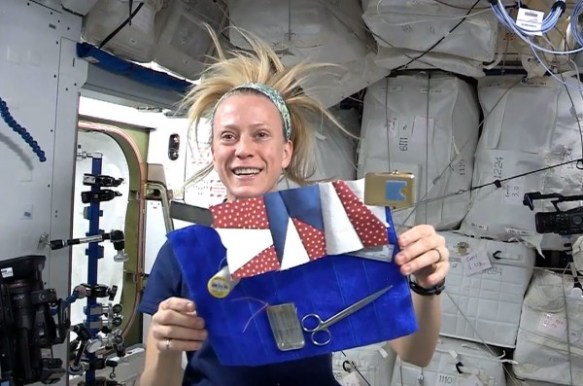 sewing in space
